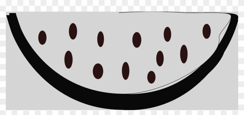 Black And White Watermelon Clipart Watermelon Black - Water Melon Images Black And White #1137536