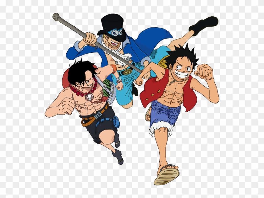 Luffy,ace,sabo By Steprisc - Ichiban Kuji Clear Poster [one Piece Bonds ] Brothers #1137633