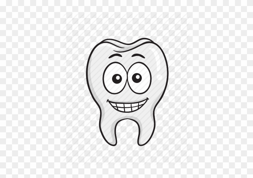 Cartoon, Dental, Dentist, Emoji, Smiley, Tooth Icon - Dentistry #1137787