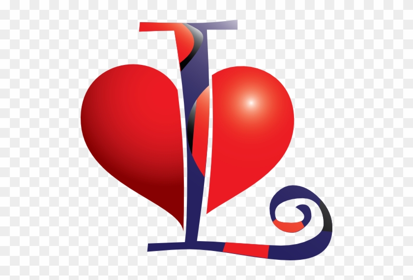 Red Heart - حرف لام بالانجليزي #1138663