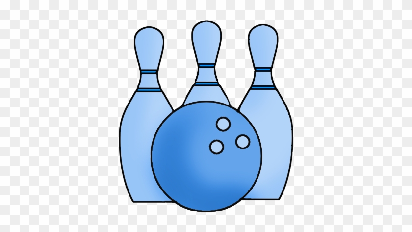 Bowling Clipart - Blue Bowling Clipart #1138799