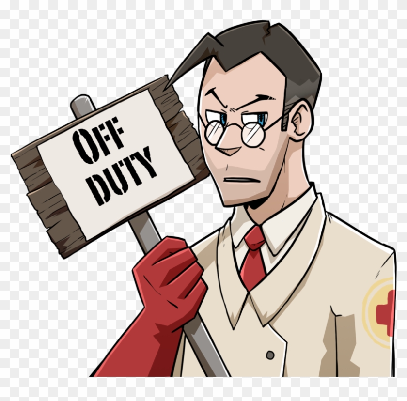 Medic Off Duty By Unknownspy - Cartoon #1138821