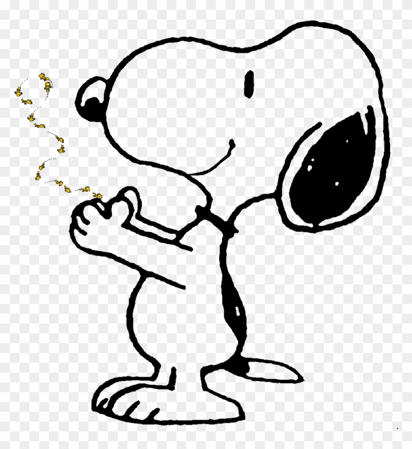 Giant Snoopy Teaching His Friends Birds Flying By Bradsnoopy97 - Png Woodstock Snoopy & Charlie Brown #1138936