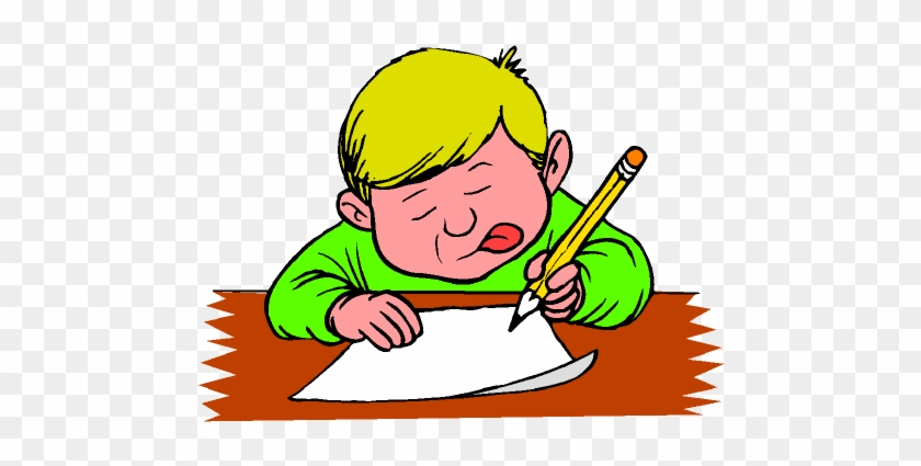 Writing A Letter Cartoon #1138960