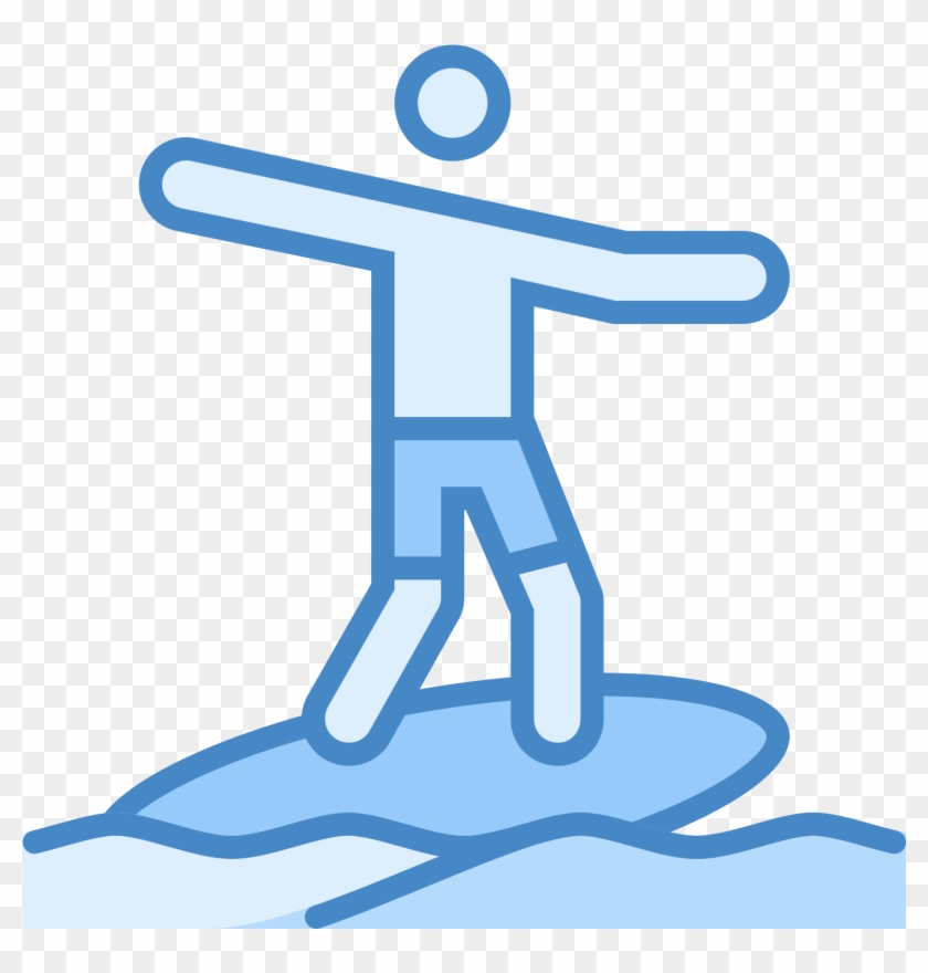 All Icons Are In The Flat Vector Style, However, Differ - Surfing #1139004
