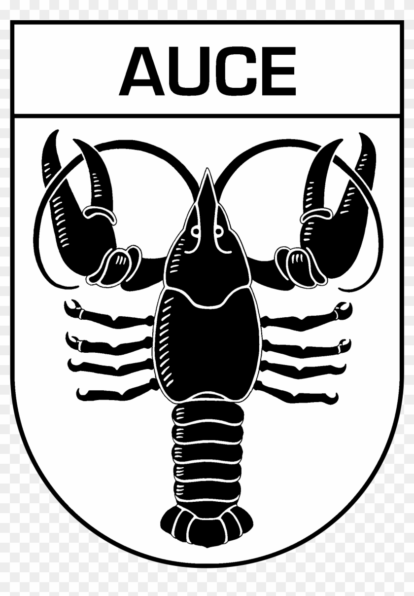 Auce Logo Black And White - Kurzemes Hercogiste #1140125