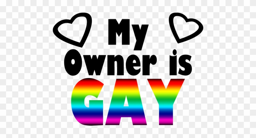 My Owner Is Gay - Love My German Shepherd Large Mug #1140919