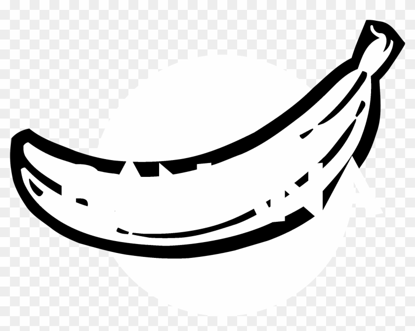 Banana Beach Bar Logo Black And White - Banana Logo #1140926