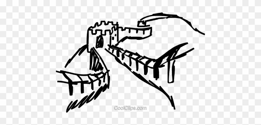 China Great Wall Clipart 4 By Lori - Easy Drawing Of The Great Wall Of China #1141099