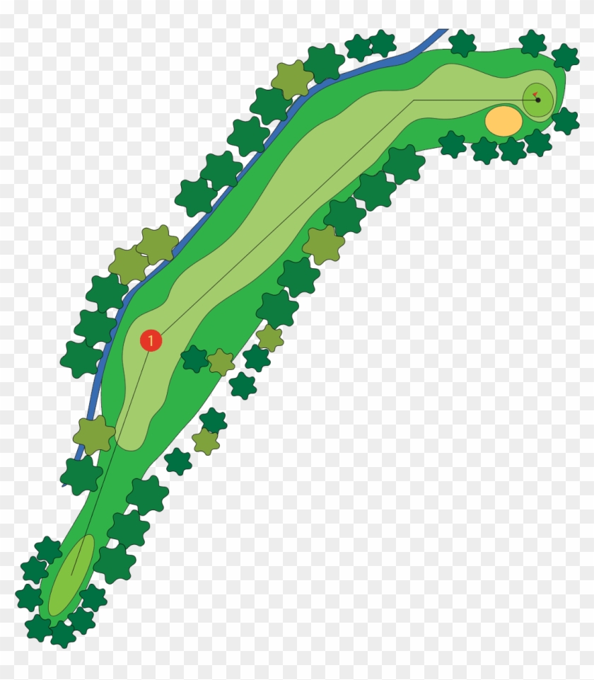 Freeway Golf Course Hole Description - T-shirt #1141342
