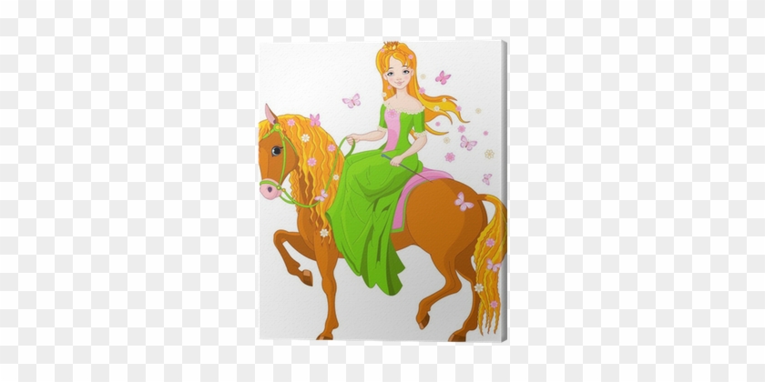 Cuadro En Lienzo Princess Montar A Caballo - Cuadro En Lienzo Princess Montar A Caballo #1141692
