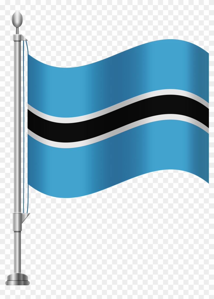 Botswana Flag Png Clip Art - Botswana Flag Png Clip Art #1142371