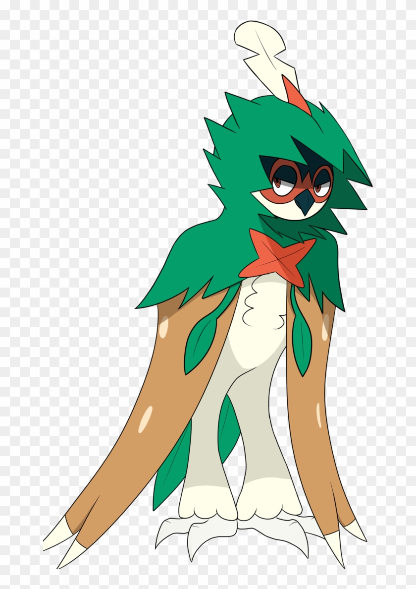 Uru The Decidueye By Phantomzero19 - Illustration #1142407