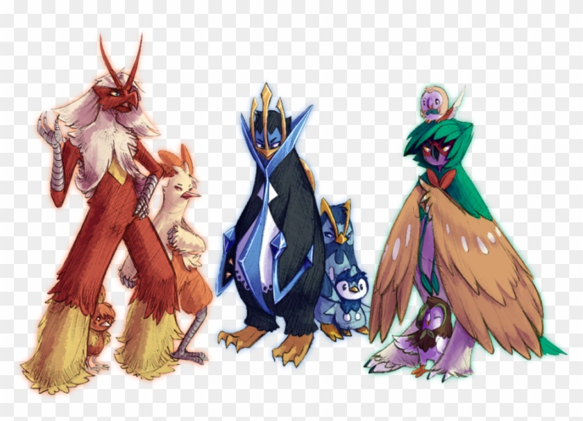 Bird Starters By Magdaneela - Cartoon #1142536