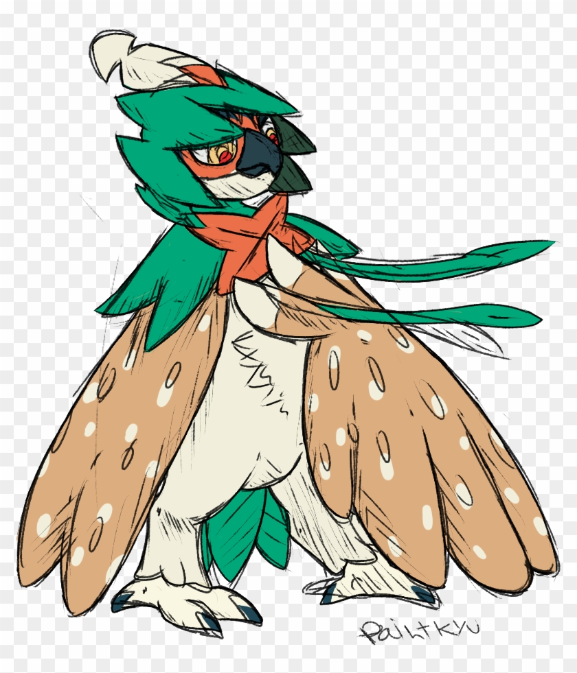 Decidueye By Paintkyu - Cartoon #1142542
