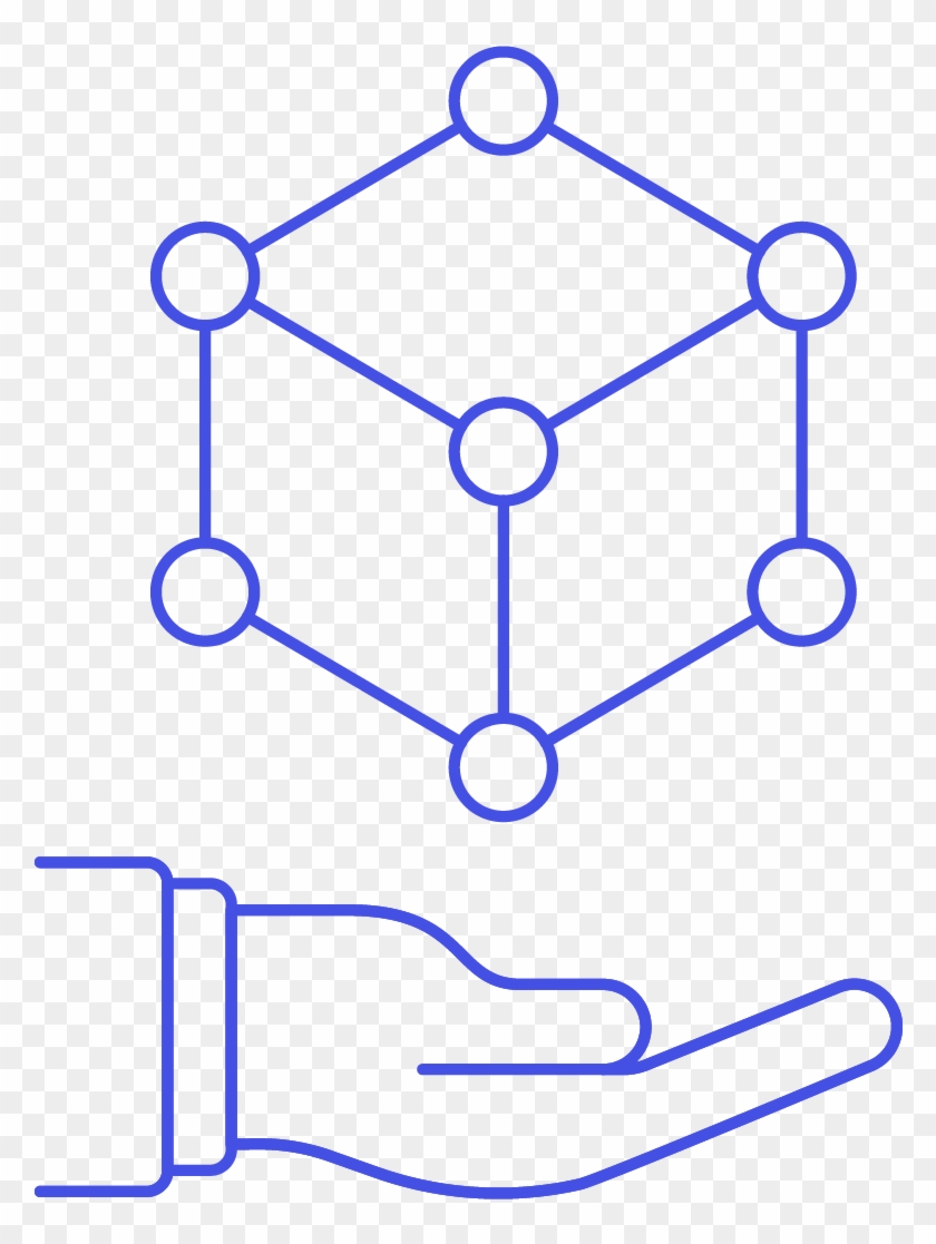 25 Programming 3d Cube Hand - Food Chain Supply Icon Png #1143097