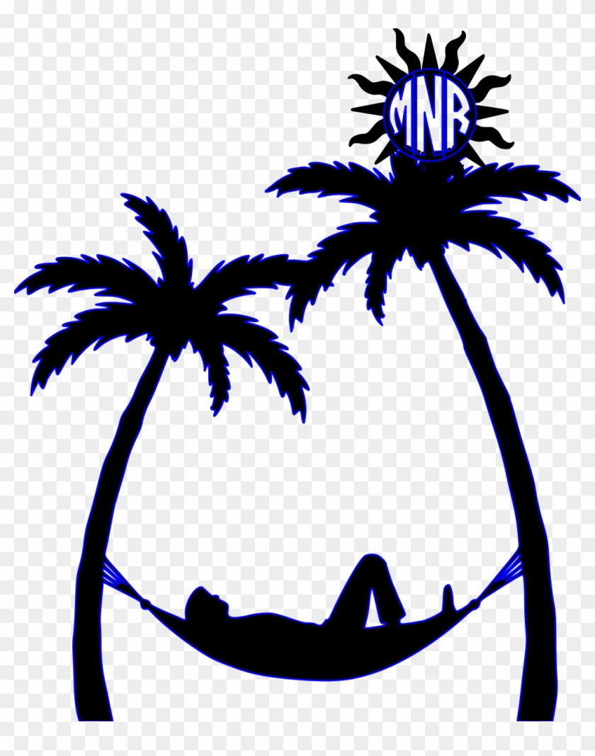 Palm Trees And Hammock #1143585
