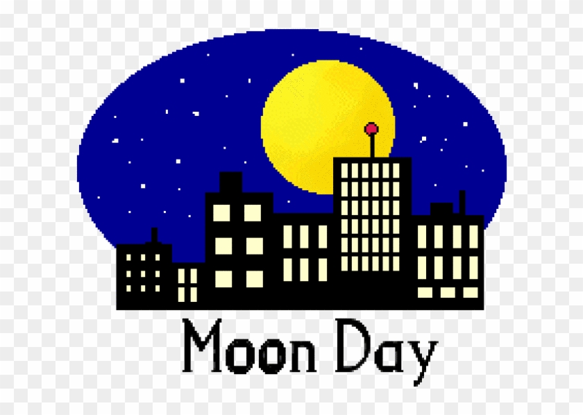Moon Clip Art Of Moons And City Night Scenes Plus Day - Rhythm Poems Examples #1143882