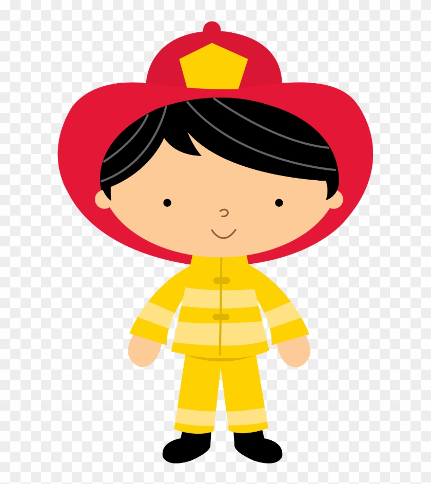 Bombeiros E Polícia - Topper De Bolo Bombeiro #189762