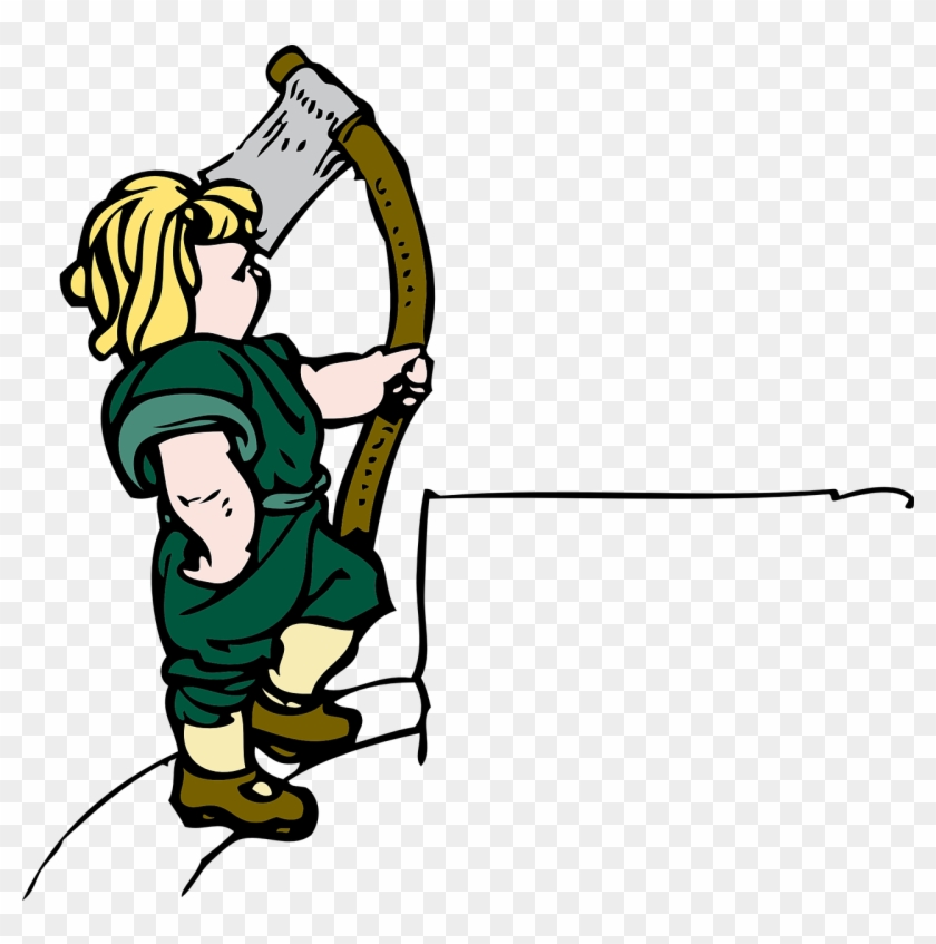 Axe Free Little Woodsman - Clip Art #190055