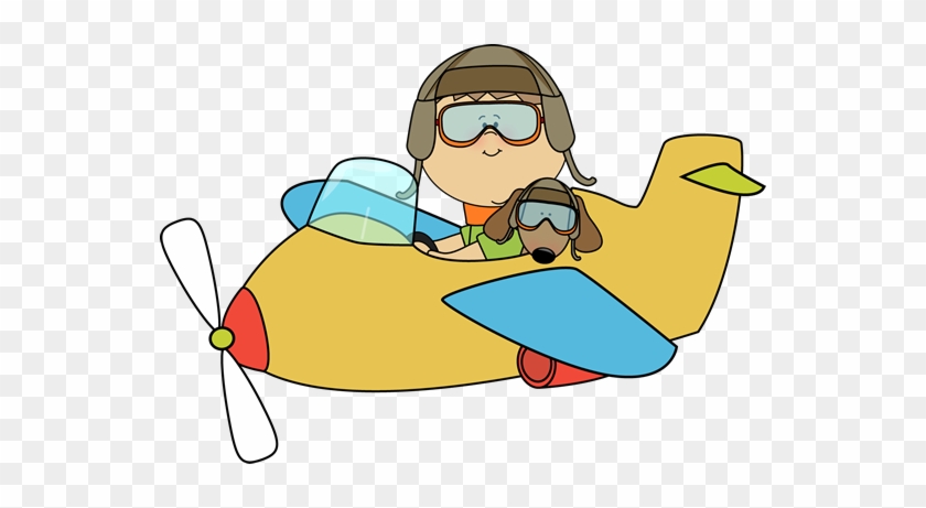 Airplane Dog Cliparts - Fly A Plane Clipart #190373