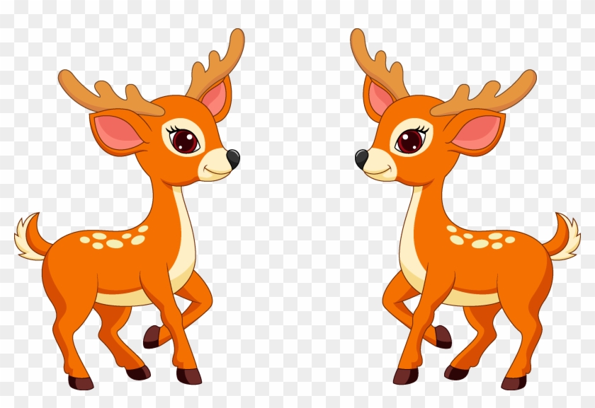 White-tailed Deer Clip Art - Cute Clipart Of Deer #190740