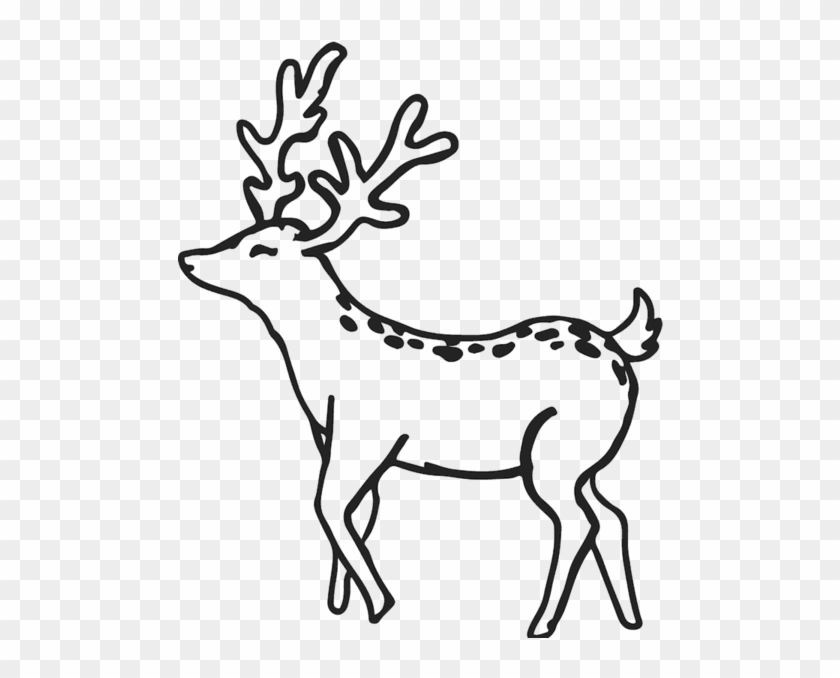 Buck Rubber Stamp Outline - Scalable Vector Graphics #190833