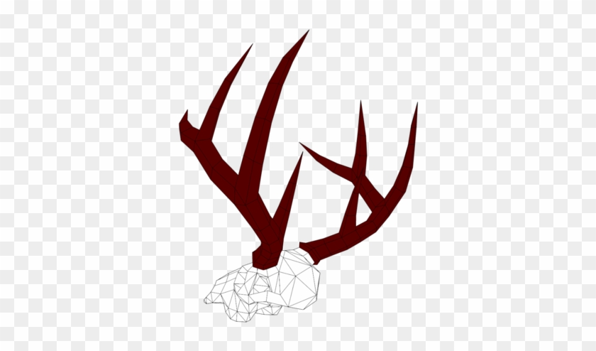 Vitascky 3d File Low Poly Deer Skull, Vitascky - Low Poly #190991