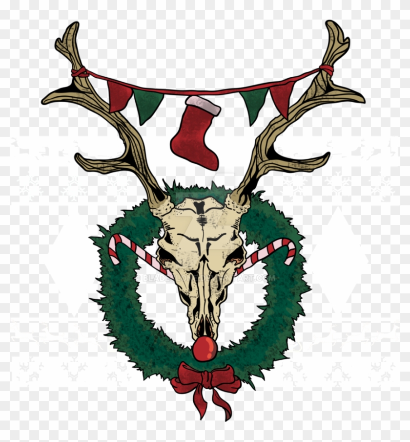 Reindeer Skull By Bladeclone - Reindeer #191001