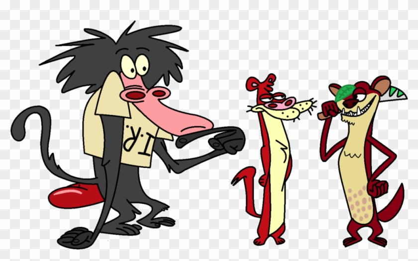 Baboon , I Am Weasel And Buck By Sethmendozada - Am Weasel And Ir Baboon #191000