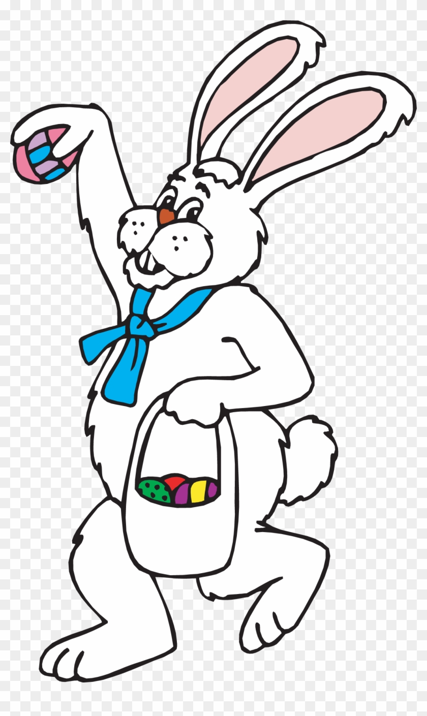 Killer Clipart - White Easter Bunny Clipart #191111