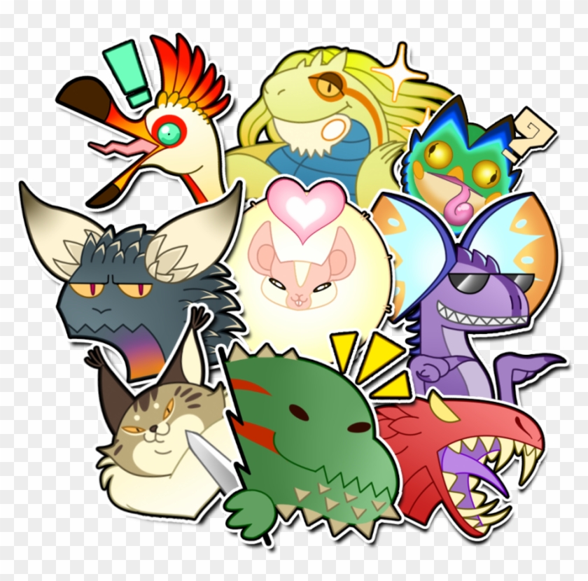 Monster Hunter World Stickers #191330