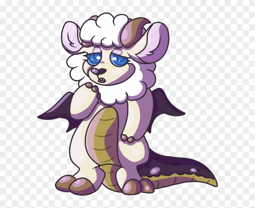 Sad Sheep Dragon By Arthallea - Art #191361