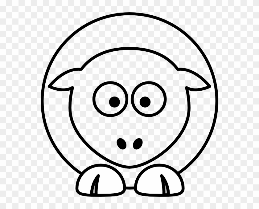 Sheep Outline Clip Art - Draw A Simple Pig #191509