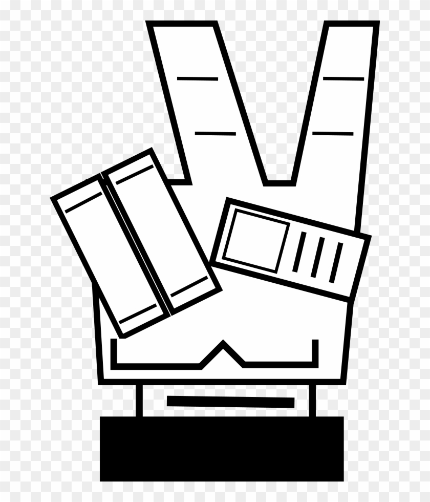 Victory Clipart Free For Download - Simbolo Da Vitoria #191559