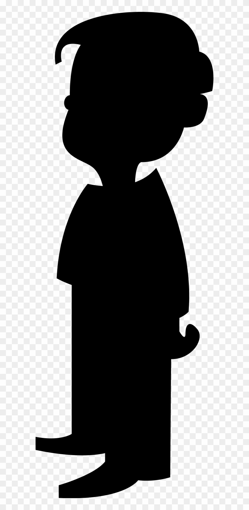Little Boy Silhouette Clip Art - Silhouette Of A Boy #191714