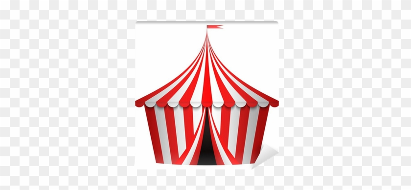 Vector Illustration Of Circus Tent Wall Mural • Pixers® - Circus Tent Vector #191933