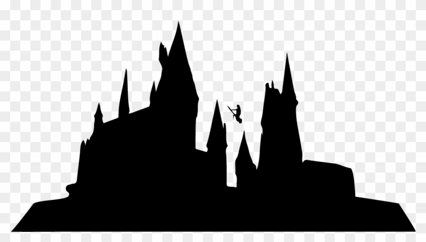 Hogwarts Silhouette Clipart - Islands Of Adventure #192164
