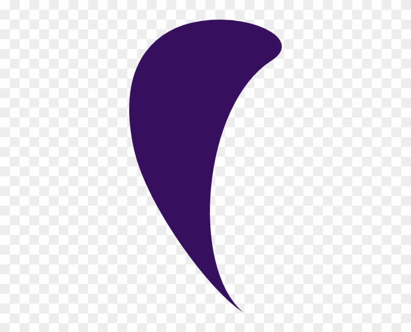 Purple Teardrop Clip Art - Clip Art #192314