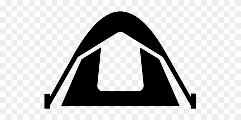 Camp Camping Other Items Pavilion Shelter - Tent Silhouette Clip Art #192416