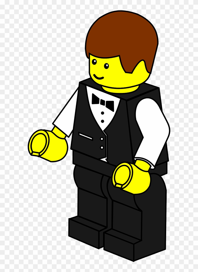 Lego Town Waiter - Lego Men Clip Art #192698