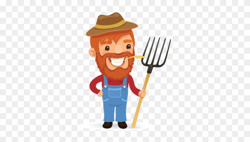 Farmers Cartoon Characters Set 11 - Cartoon Character Farmer Cartoon #192915