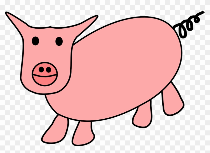 Pig Cartoon Clip Art - Cochon Clip Art #192917