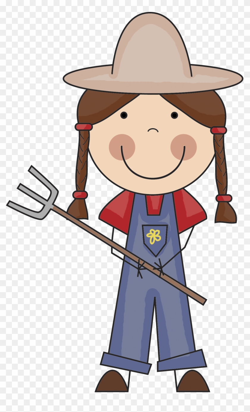28 Collection Of Farmer Girl Clipart - Farm Girl Clip Art #193007