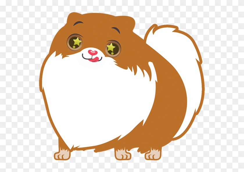 Pom Pom Pomeranian Stickers Messages Sticker-0 - Cartoon #1144715
