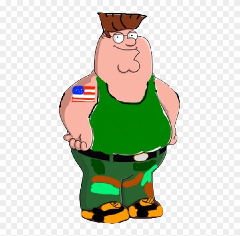 Peter Griffin As Guile By Darthranner83 - Peter Griffin Family Guy #1144765
