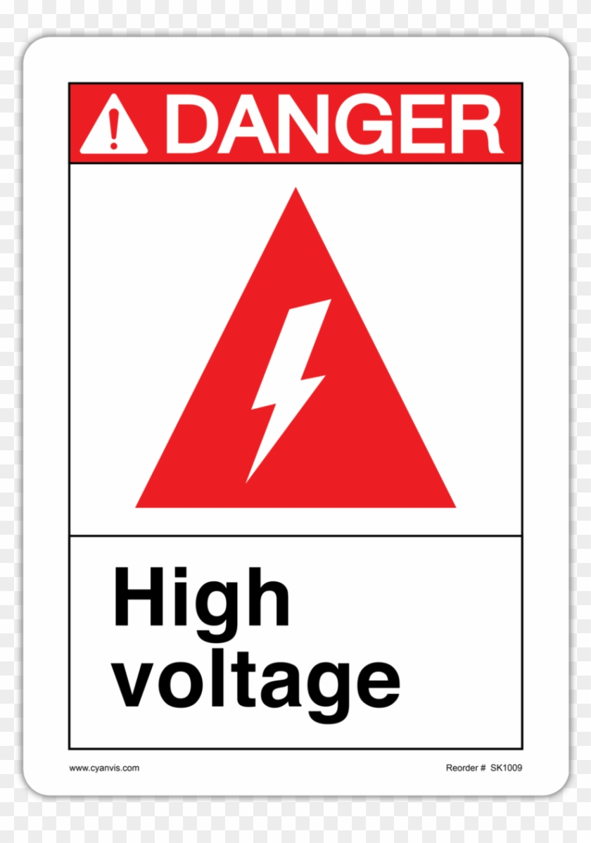 Panduit General Danger Sign With English Text Polyester, #1145049