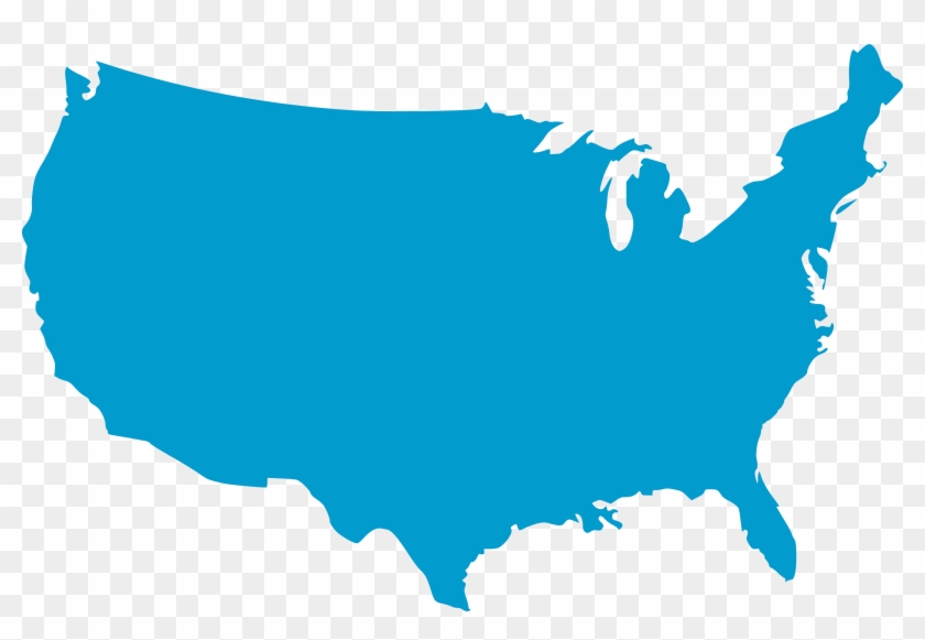 There Are 4,845,183 Disabled People In The Us Living - Usa Map In Black And White #1145812