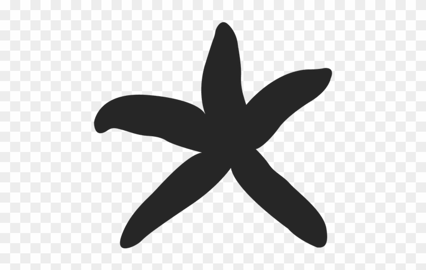 Starfish Silhouette - Starfish Silhouette Png #1146157