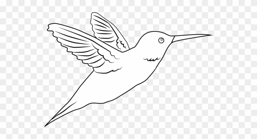 Totem Pole Clipart Hummingbird - Hummingbird Clipart Black And White #1146363